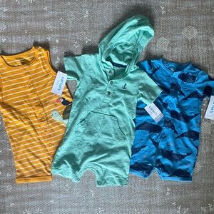 SET OF 3 - NWT Carter’s Boys Onesies